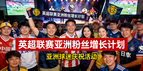 英超联赛亚洲粉丝增长计划 - 亚洲球迷在活动现场庆祝
